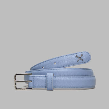 WOMEN'S METAL TEES LEATHER BELT