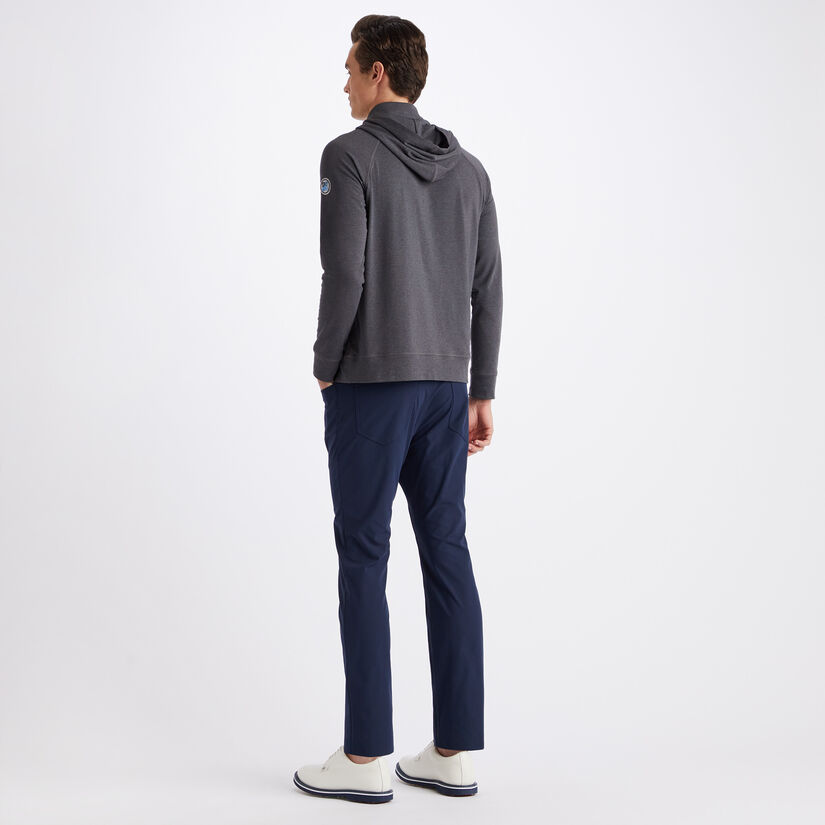 HOODED LUXE QUARTER ZIP SLIM FIT MID LAYER image number 5