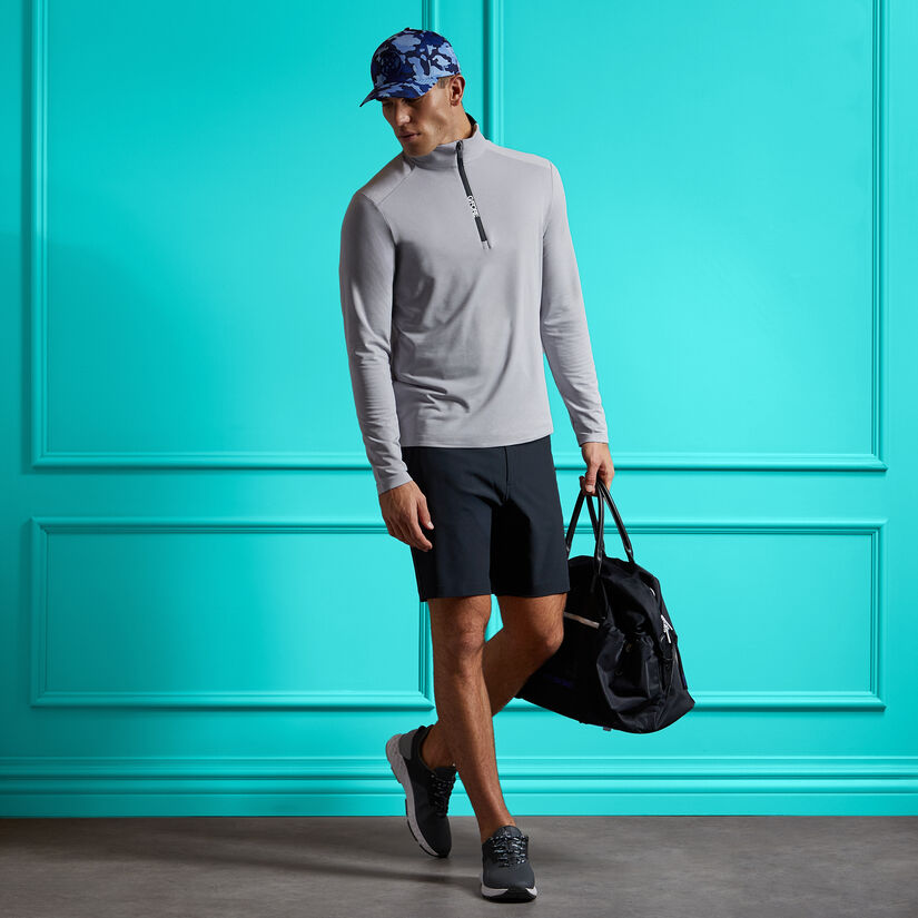 BRUSHED BACK TECH QUARTER ZIP PULLOVER image number 2