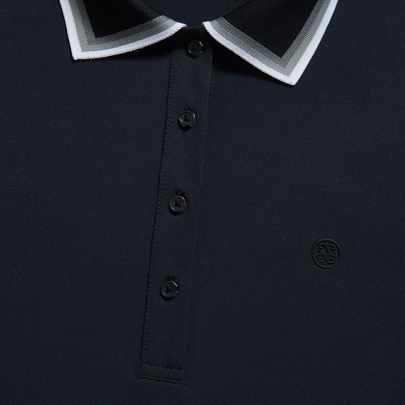 PIQUÉ SLEEVELESS PLEATED POLO DRESS image number 7