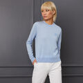 TALK BIRDIE TO ME MERINO WOOL CREWNECK SWEATER image number 2
