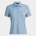 DISTORTED CHECK SILKY TECH NYLON POLO image number 1