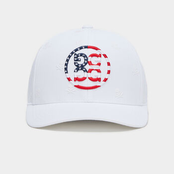 SKULLS & STRIPES STRETCH TWILL SNAPBACK HAT