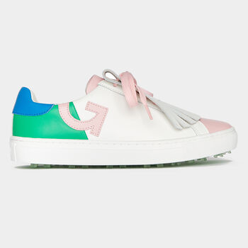 WOMEN'S DURF LEATHER COLOURBLOCK QUARTER G KILTIE GOLF SHOE