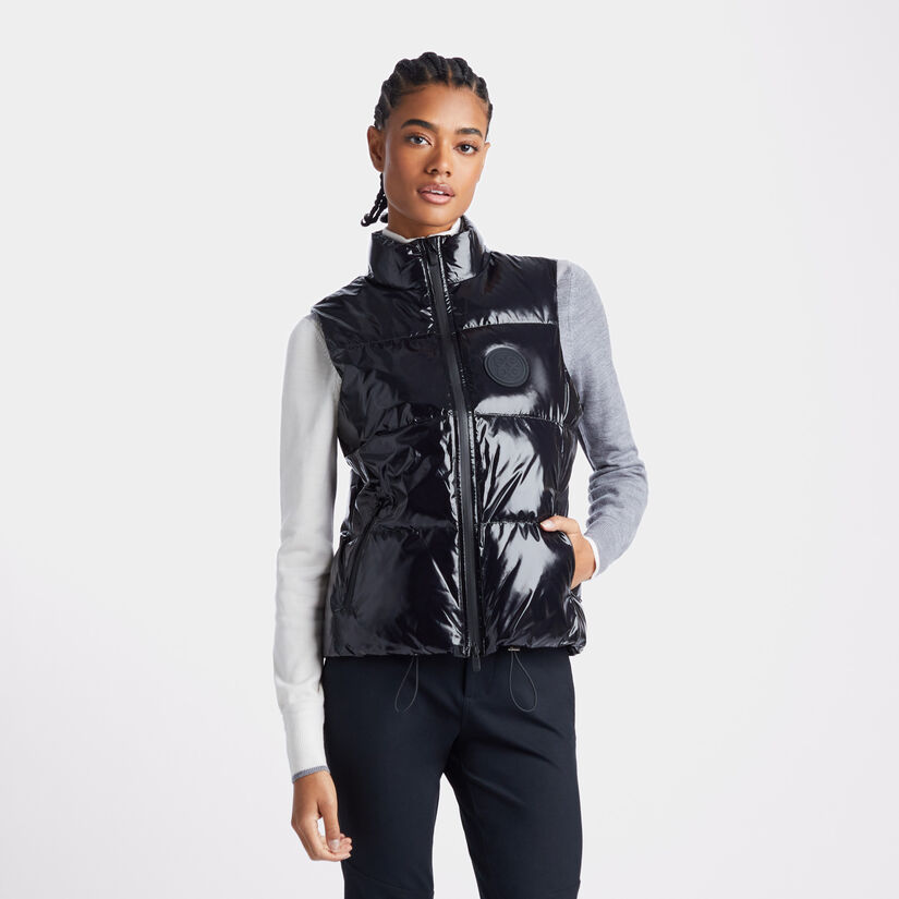 QUILTED POLISHED NYLON MERINO WOOL LINED PUFFER VEST – G/FORE