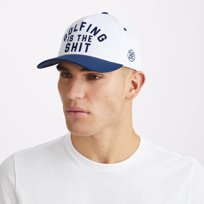 GOLFING IS THE SH*T STRETCH TWILL SNAPBACK HAT image number 7