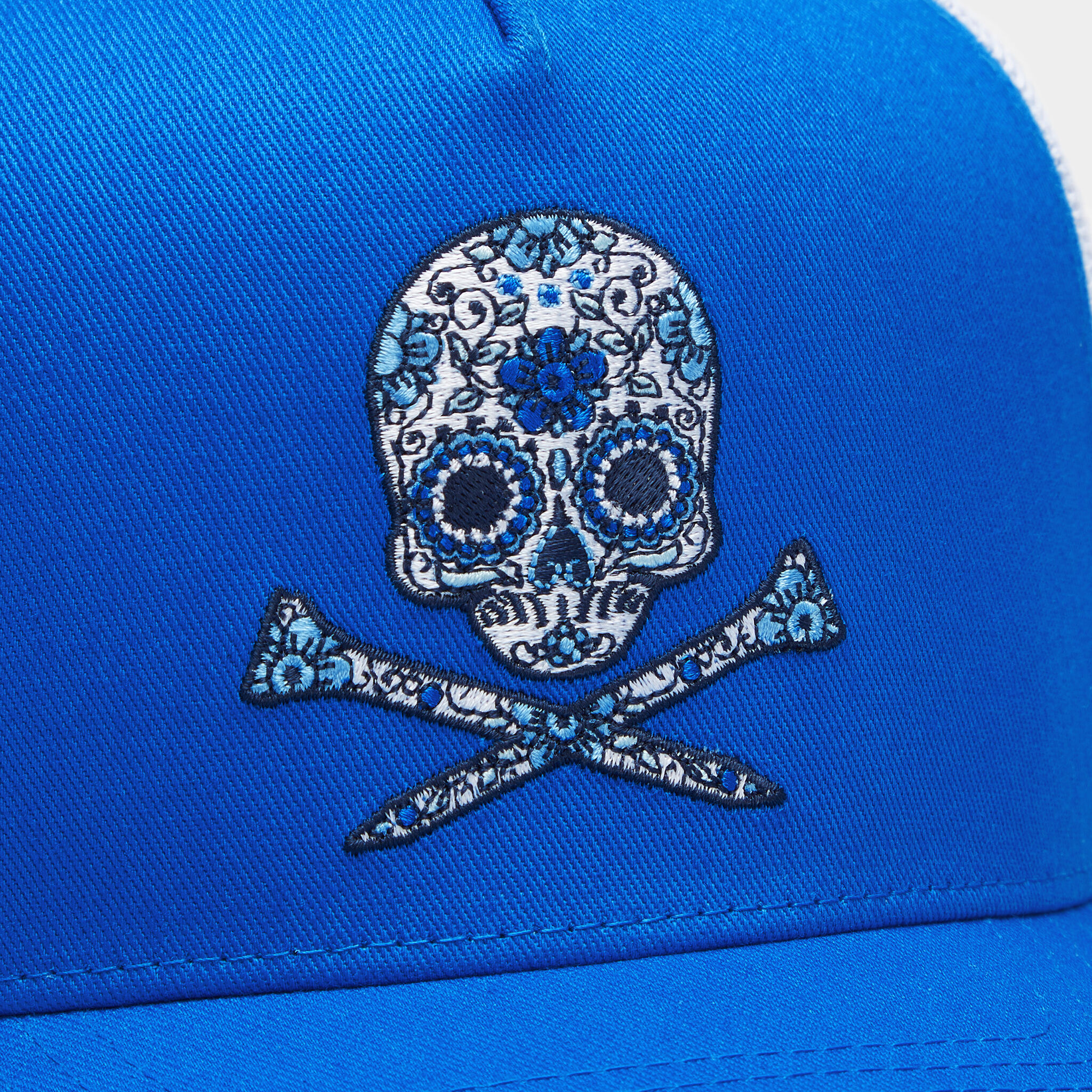 SUGAR SKULL & TEES COTTON TWILL TRUCKER HAT |MEN'S HATS | G/FORE