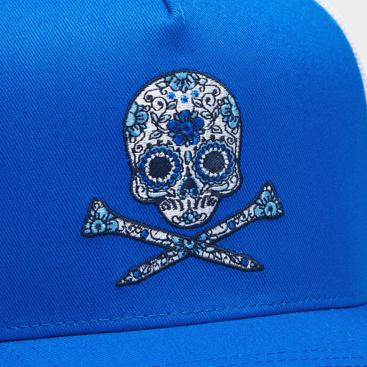 SUGAR SKULL & TEES COTTON TWILL TRUCKER HAT |MEN