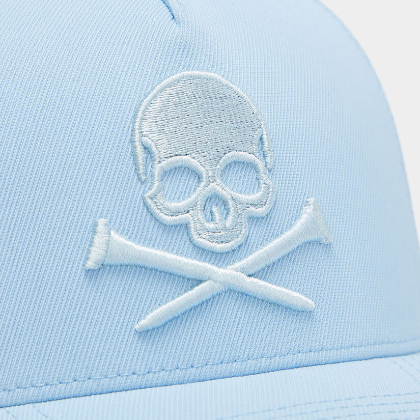 MONOCHROME SKULL & TEES STRETCH TWILL SNAPBACK HAT image number 6