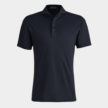 ESSENTIAL TECH PIQUÉ MODERN SPREAD COLLAR POLO