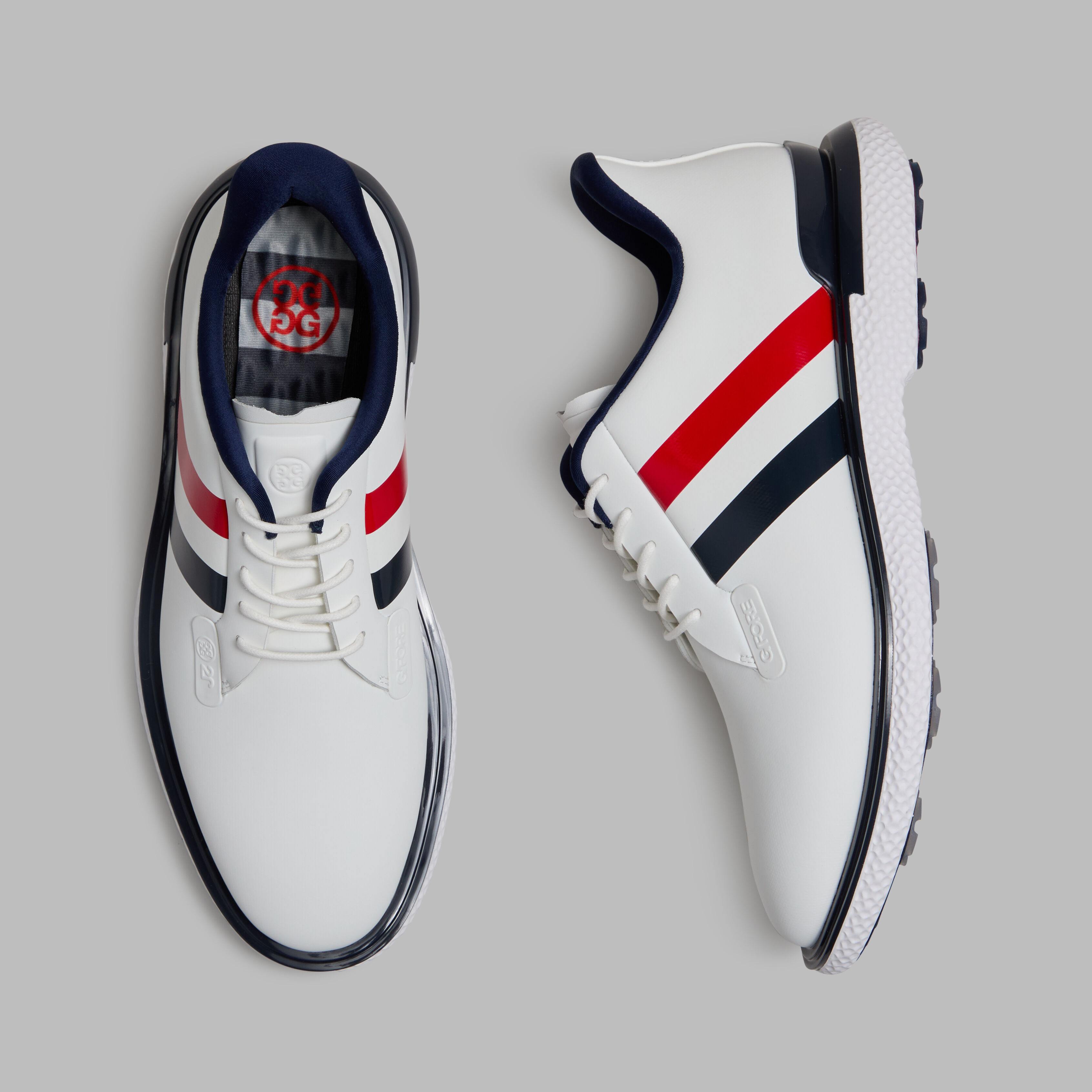 BANEL #FR2 GOLF ホワイト 新品 未開封 GALLIVAN2R STRIPE GOLF SHOE | MEN'S GOLF SHOES | G/FORE