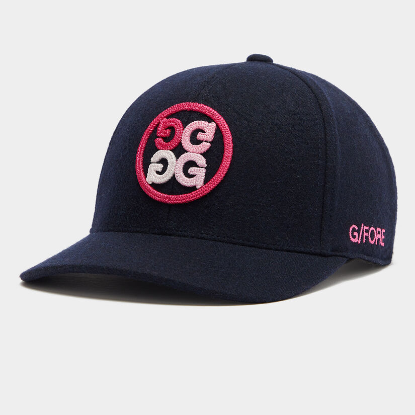 GRADIENT CIRCLE G'S FELT SNAPBACK HAT image number 1