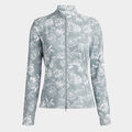 PEONY SKETCH TECH INTERLOCK FULL ZIP LAYER image number 1