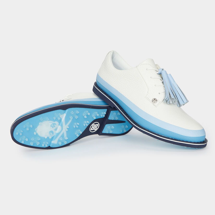 WOMEN'S GALLIVANTER PEBBLE LEATHER TUXEDO GOLF SHOE image number 2
