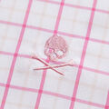 TATTERSALL PLAID MODERN SPREAD COLLAR NYLON WOVEN SLIM FIT SHIRT image number 6