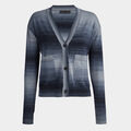 OMBRÉ MERINO WOOL CARDIGAN image number 1