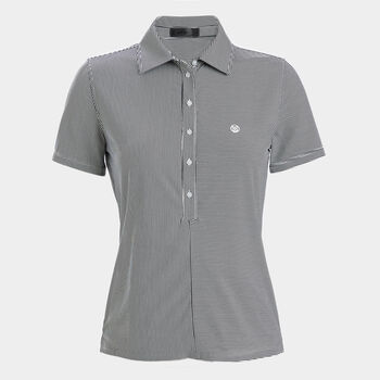 MIXED FEEDER STRIPE TECH JERSEY POLO