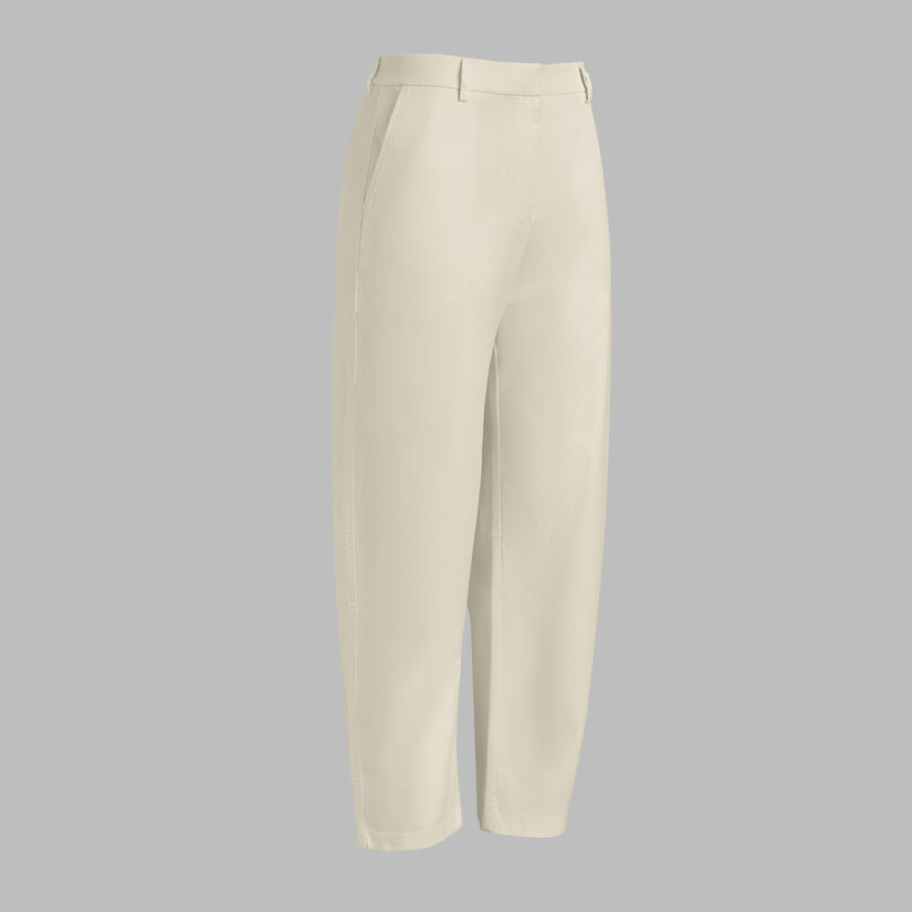 LTD RELEASE STRETCH COTTON GABARDINE BARREL LEG TROUSER image number 1