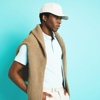 FEEDER STRIPE TECH JERSEY POLO