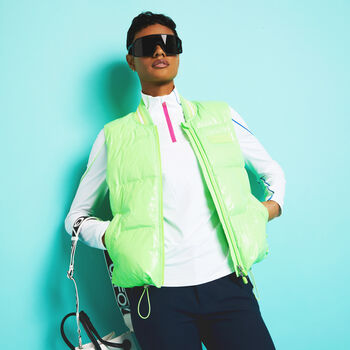 COLOUR BLOCK SUN SHIELD SILKY TECH NYLON QUARTER ZIP LAYER