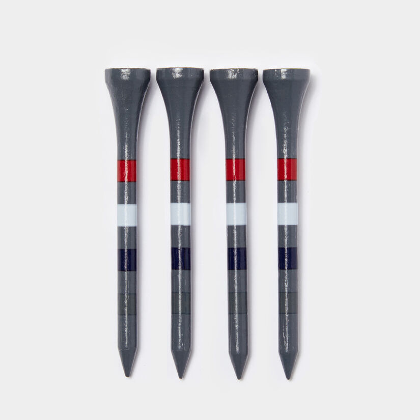 RWB STRIPED GOLF TEES image number 1
