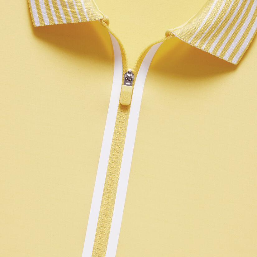 FEATHERWEIGHT SILKY TECH NYLON QUARTER ZIP POLO image number 6