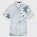 CAMO MODERN SPREAD RIB COLLAR TECH JERSEY SLIM FIT POLO image number 1
