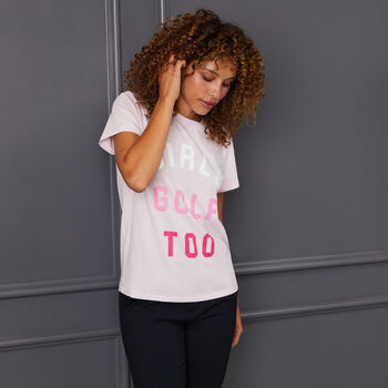 GIRLS GOLF TOO COTTON SLIM FIT TEE
