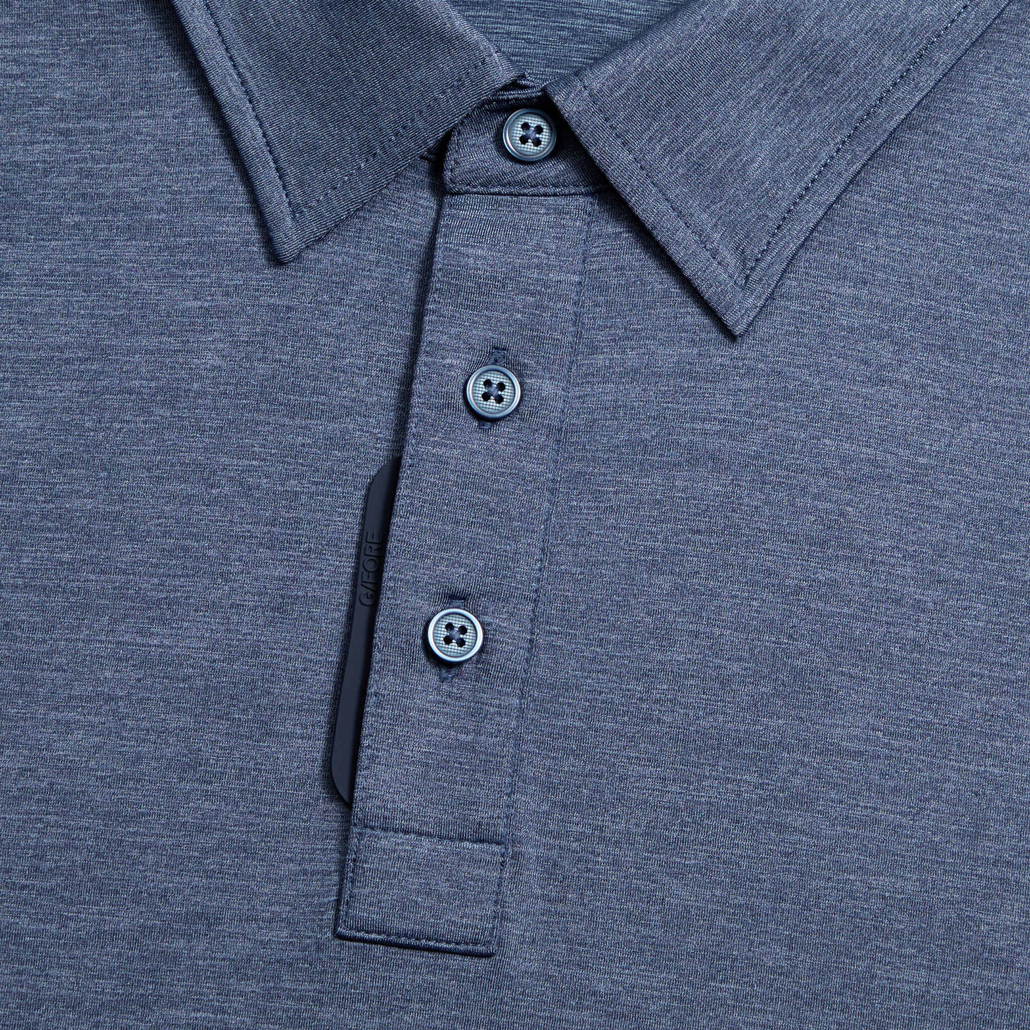 ジーフォアmen's MÉLANGE ICE NYLON POLO