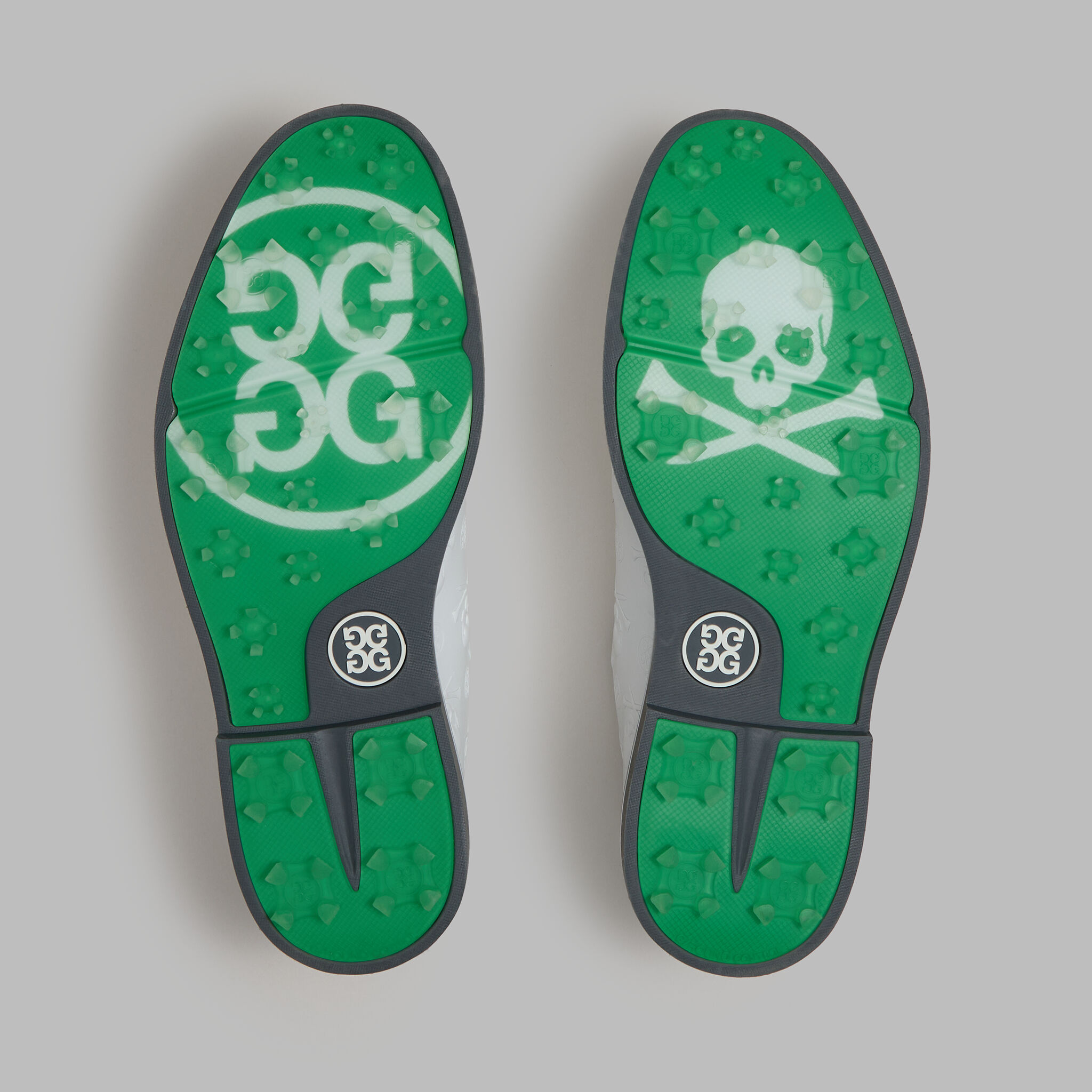 MEN'S GALLIVANTER EMBOSSED SKULL & TEES LEATHER GOLF SHOE