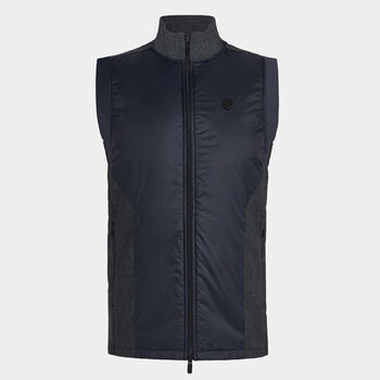 GLEN PLAID TRACK VEST