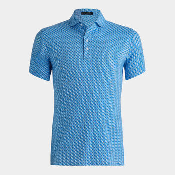G LINK ICE NYLON MODERN SPREAD COLLAR POLO