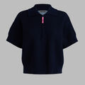 1/4 ZIP SHORT SLEEVE SWEATER POLO image number 1