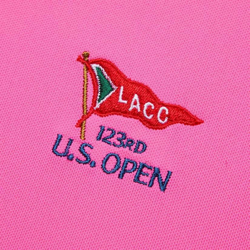 LIMITED EDITION U.S. OPEN ESSENTIAL MODERN SPREAD COLLAR TECH PIQUÉ SLIM FIT POLO image number 6
