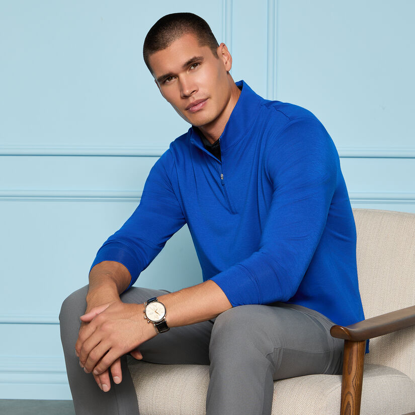 SOFT TOUCH JERSEY 1/4 ZIP image number 2