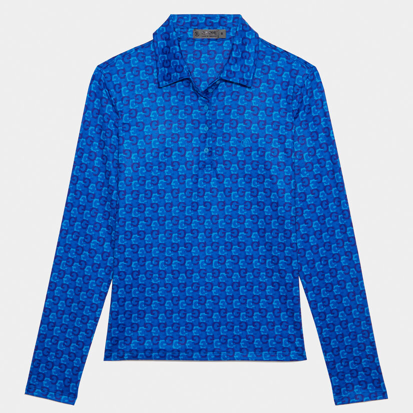 MINI G'S TECH JERSEY LONG SLEEVE POLO image number 1