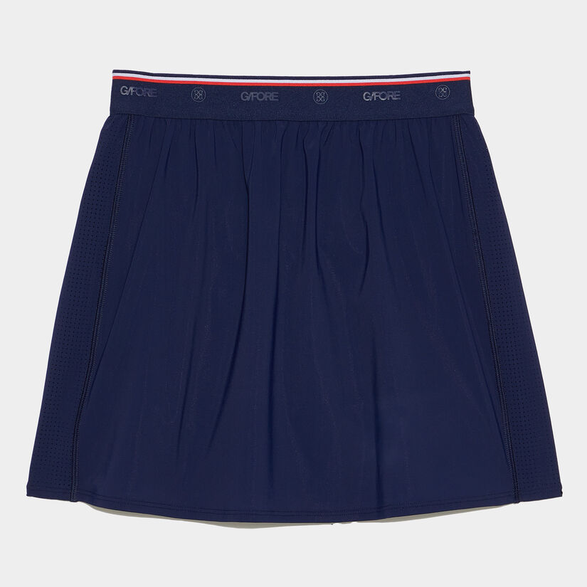 STRETCH WARP KNIT PERFORATED OPS SKORT image number 1