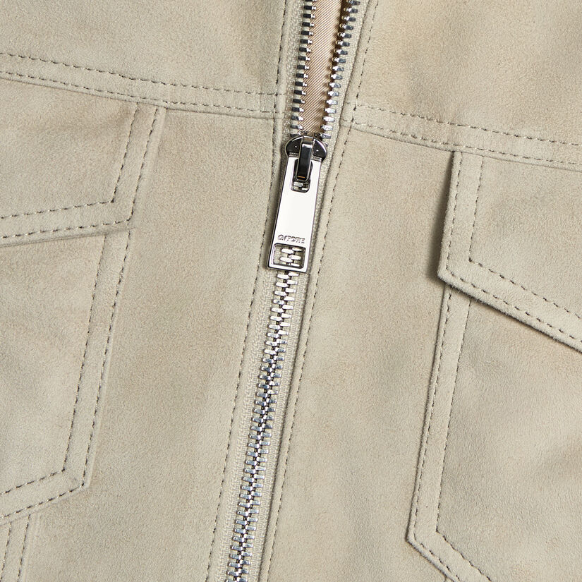 SUEDE TRUCKER JACKET image number 6