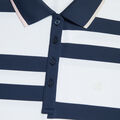 OFFSET STRIPE TECH PIQUÉ POLO image number 5