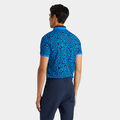 MINI DISTORTED CHECK BANDED SLEEVE TECH PIQUÉ POLO image number 5