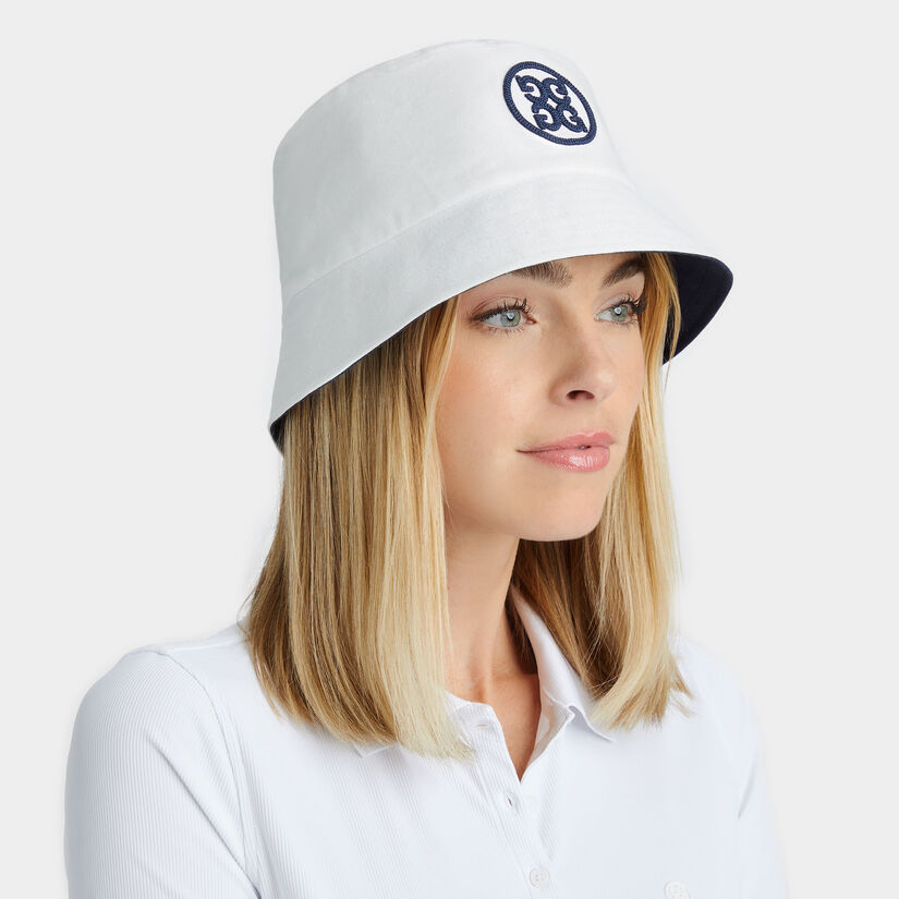 CIRCLE G S REVERSIBLE COTTON TWILL BUCKET HAT MEN S HATS G FORE