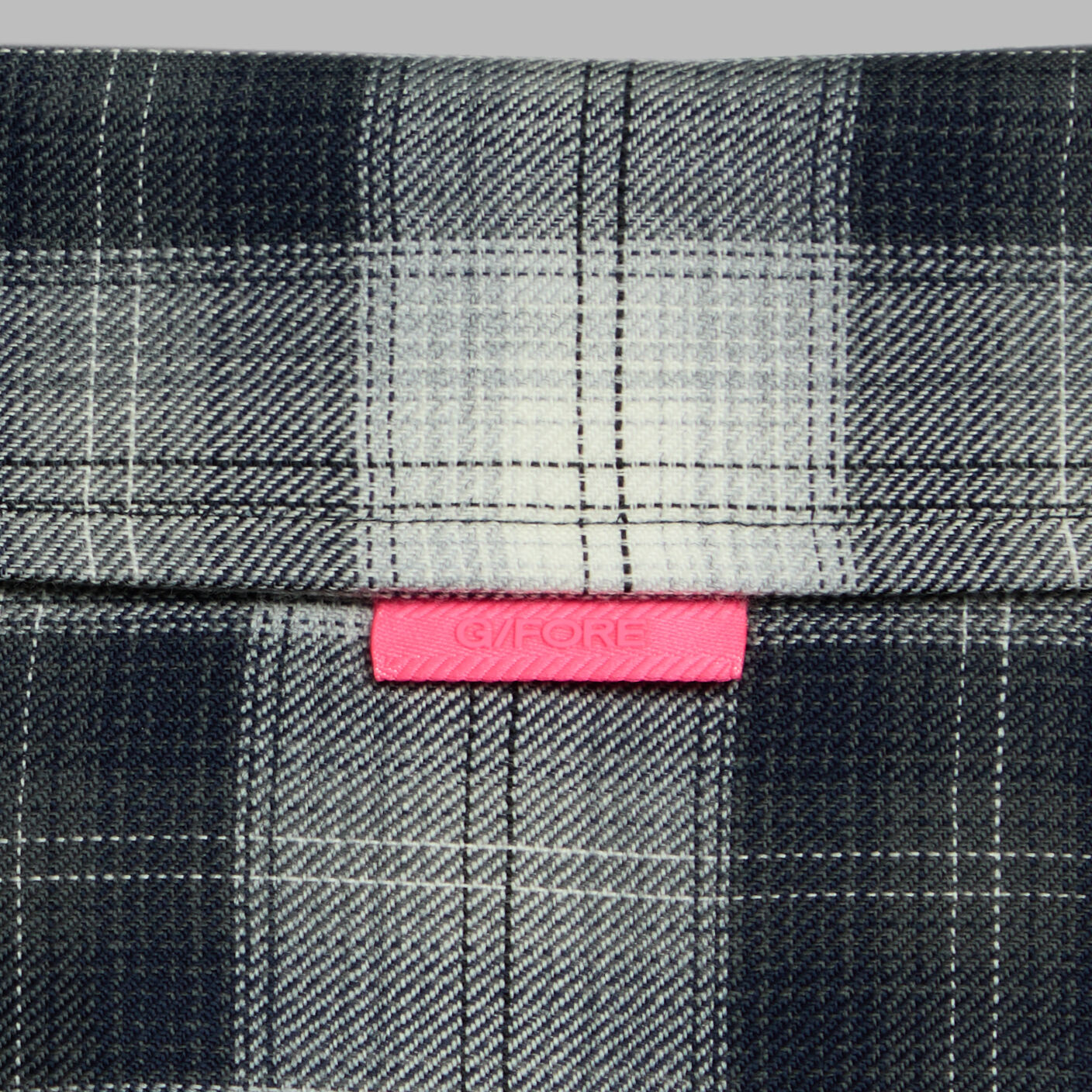 【Paragraph】23SS★ Paragraph Double Felt Garment T No.040 WOOL SHADOW PLAID SHIRT | MEN'S TOPS |G/FORE