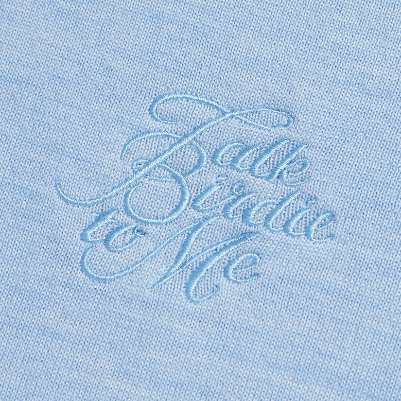 TALK BIRDIE TO ME MERINO WOOL CREWNECK SWEATER image number 6