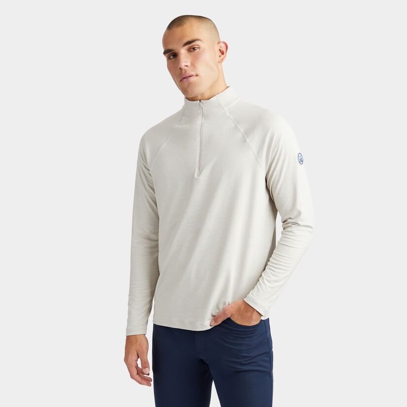 MÉLANGE LUXE QUARTER ZIP MID LAYER image number 3