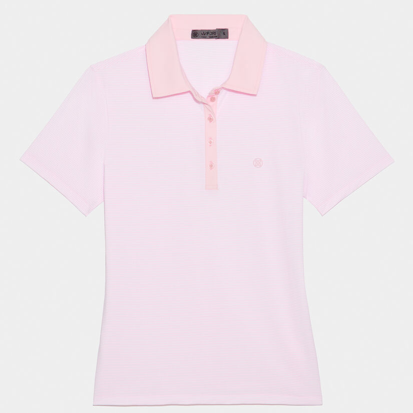 FEEDER STRIPE TECH JERSEY POLO image number 1