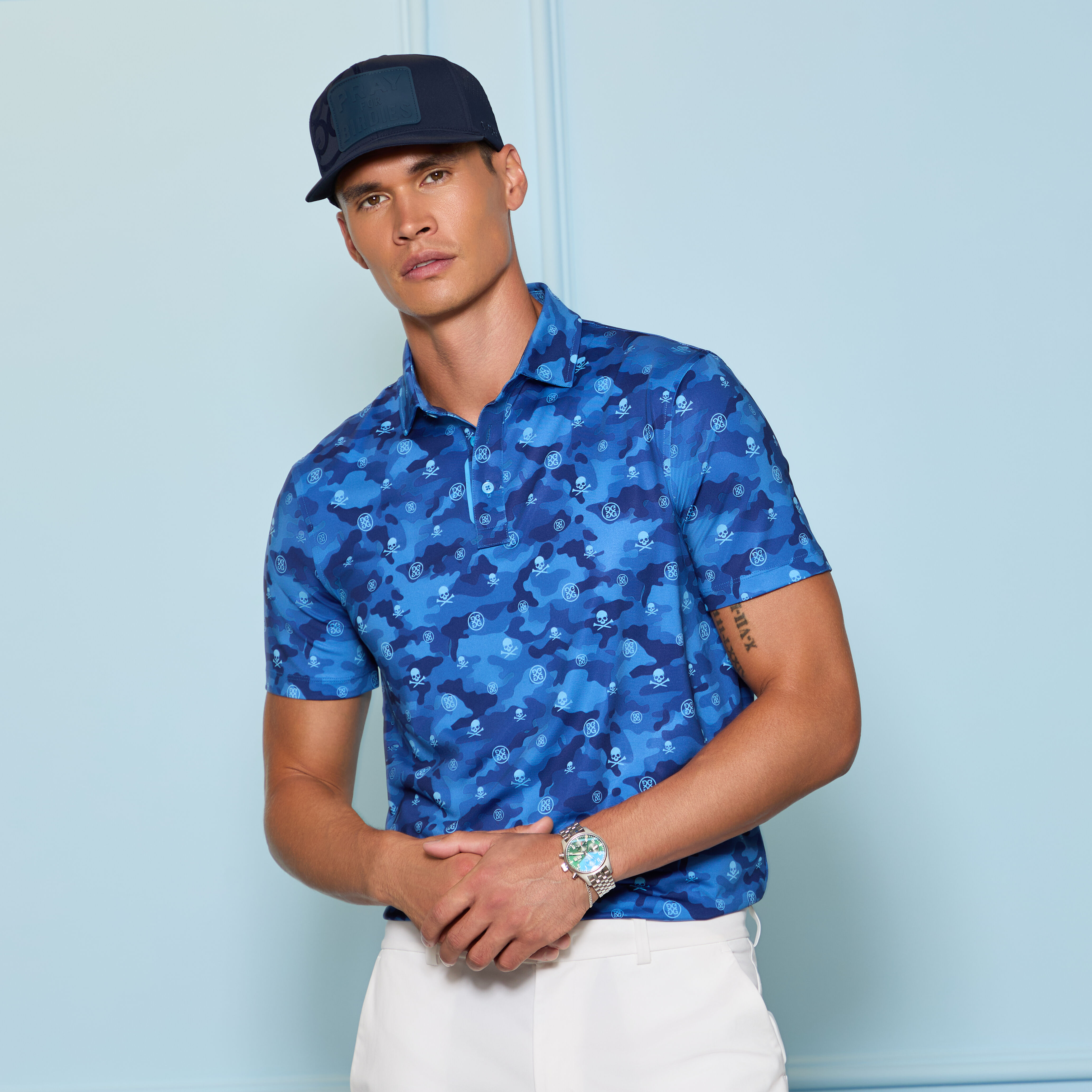 ICON CAMO TECH JERSEY POLO | MEN'S POLO SHIRTS | G/FORE