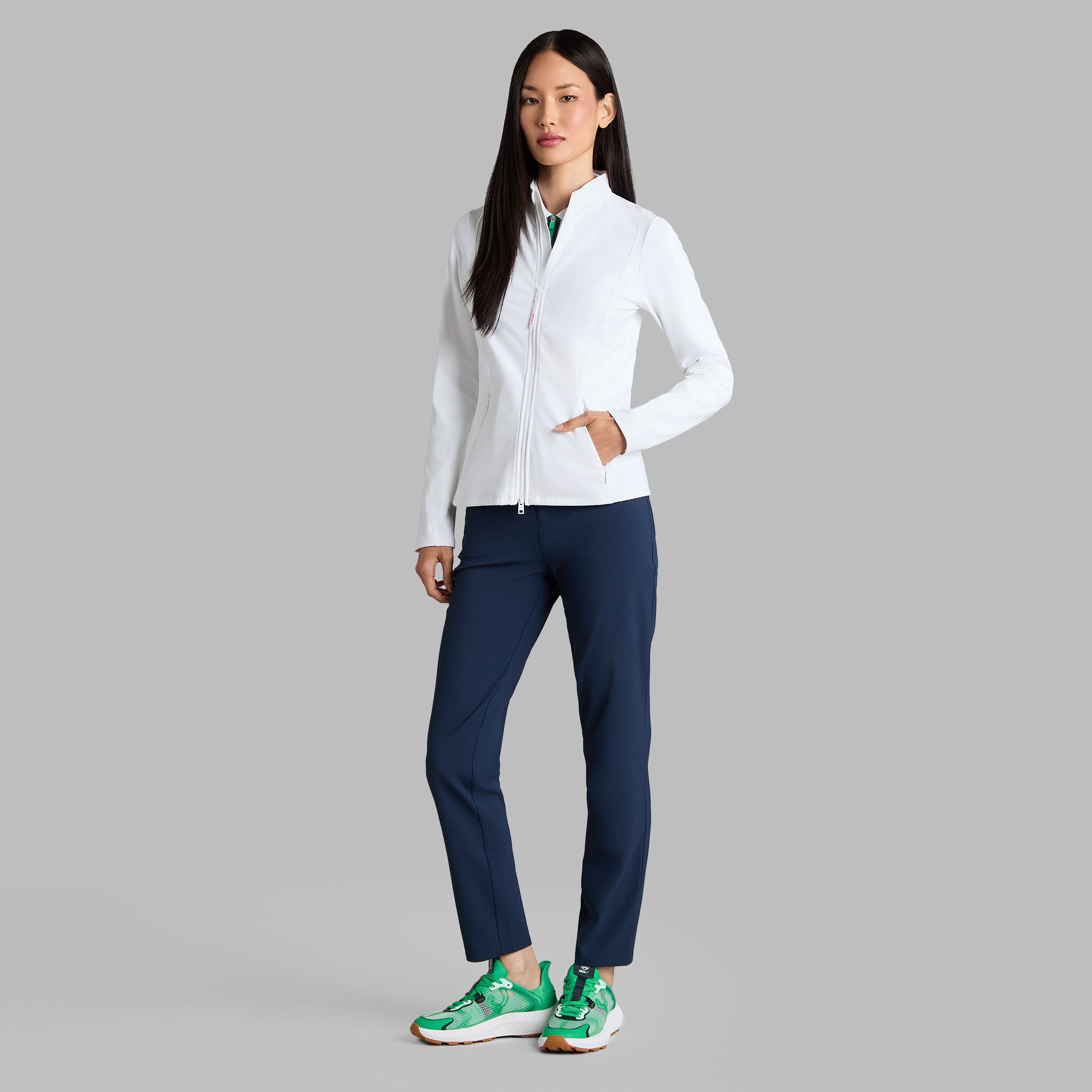 BRUSHED BACK STRETCH FITTED LAYER | WOMEN'S PULLOVERS & QUARTER