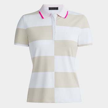 OFFSET RUGBY STRIPE TECH PIQUÉ POLO