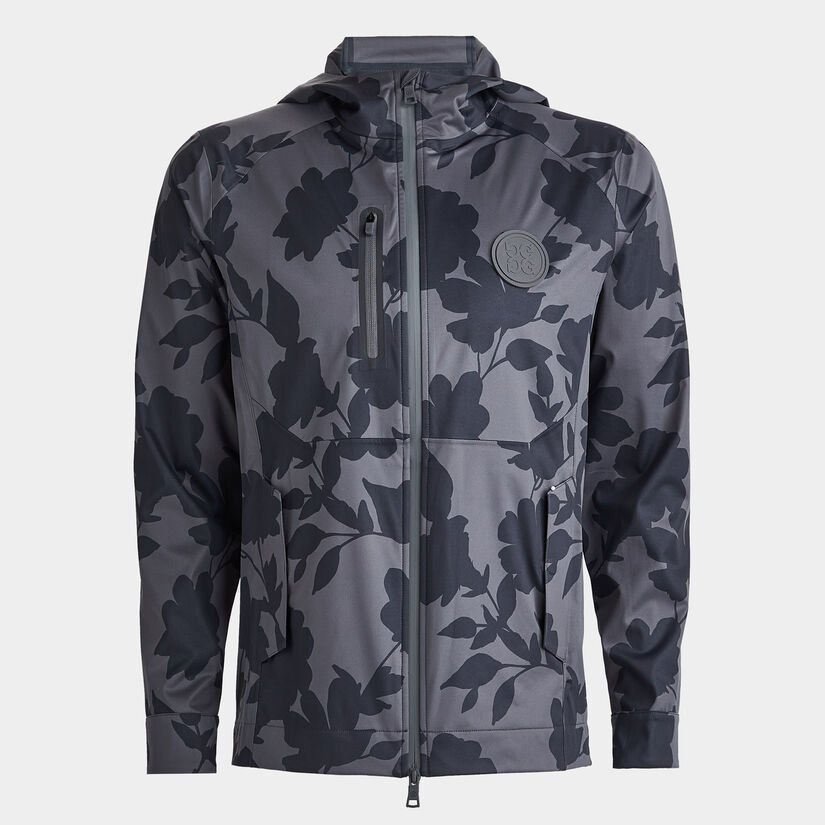 TONAL FLORAL WEATHER RESISTANT REPELLER JACKET image number 1