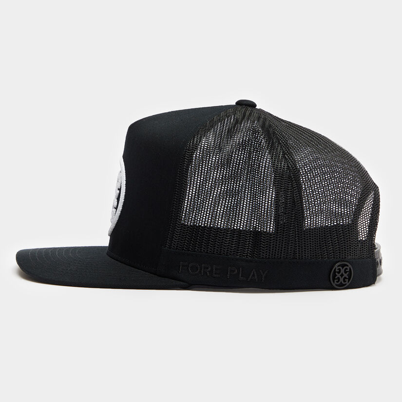 CIRCLE G'S COTTON TWILL TALL TRUCKER HAT image number 4